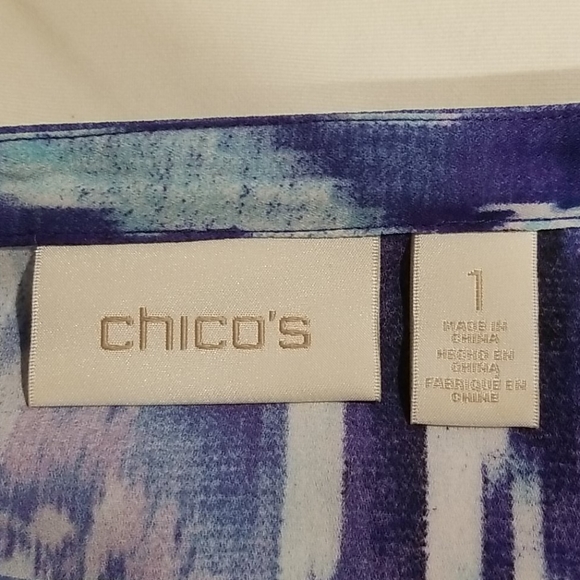 Chico's woman's blouse size 1 - Picture 6 of 6